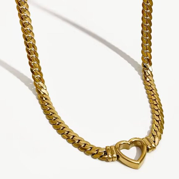 14K Gold filled “Tiffany” Heart Necklace - Picture 1 of 5